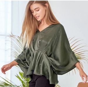 ANDREE by UNIT Emerald Kimono Sleeve Blouse